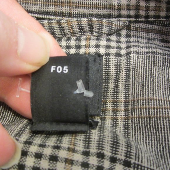 H&M PLAID JACKET SHIRT-ZIP FRONT W/POCKETS PLAID - Picture 8 of 12